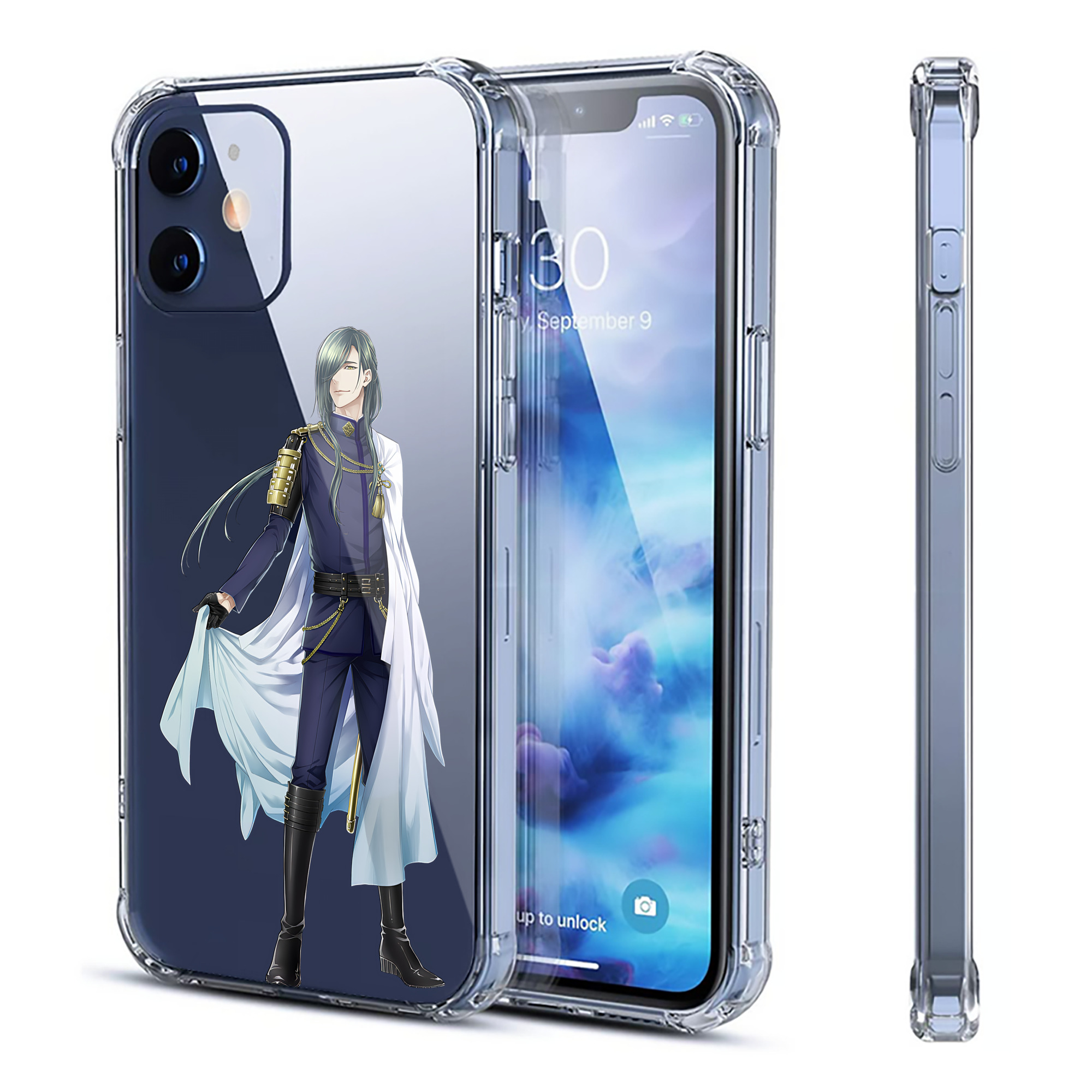 （画像用） 刀剣乱舞 Touken Ranbu 【iPhone 12シリーズ対応】透明スマホケース（クリアソフトケース）